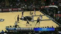 Hawks vs Spurs 1/25/12 Highlights