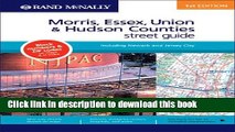 Read Rand McNally 1st Edition Morris, Essex, Union   Hudson Counties street guide E-Book Download
