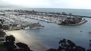 Tsunami recede time lapse at Dana Point, CA 2/27/2010