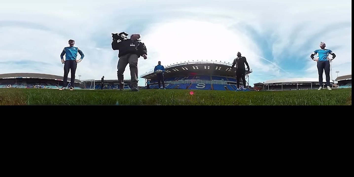 360 View_ Goalkeepers Training On Pitch During Open Day (using Kodak SP360)