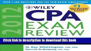 [Download] Wiley CPA Exam Review 2012, Financial Accounting and Reporting Free Books