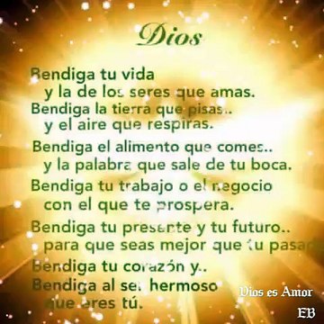 Dios Bendiga tu Vida