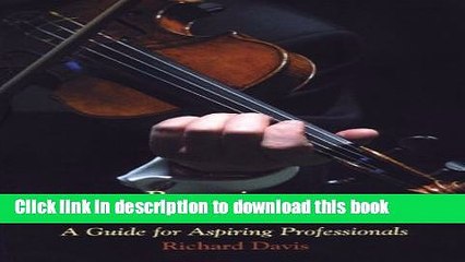 Read Becoming an Orchestral Musician: A Guide for Aspiring Professionals PDF Online