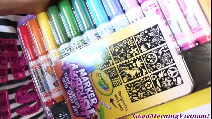 Bảng Vẽ Crayola Mới Của Bé Peanut ! Crayola Magnetic Double-Sided Easel