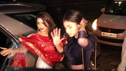 Mouni Roy And Sriti Jha at Divyanka Tripathi's Grand Reception Party