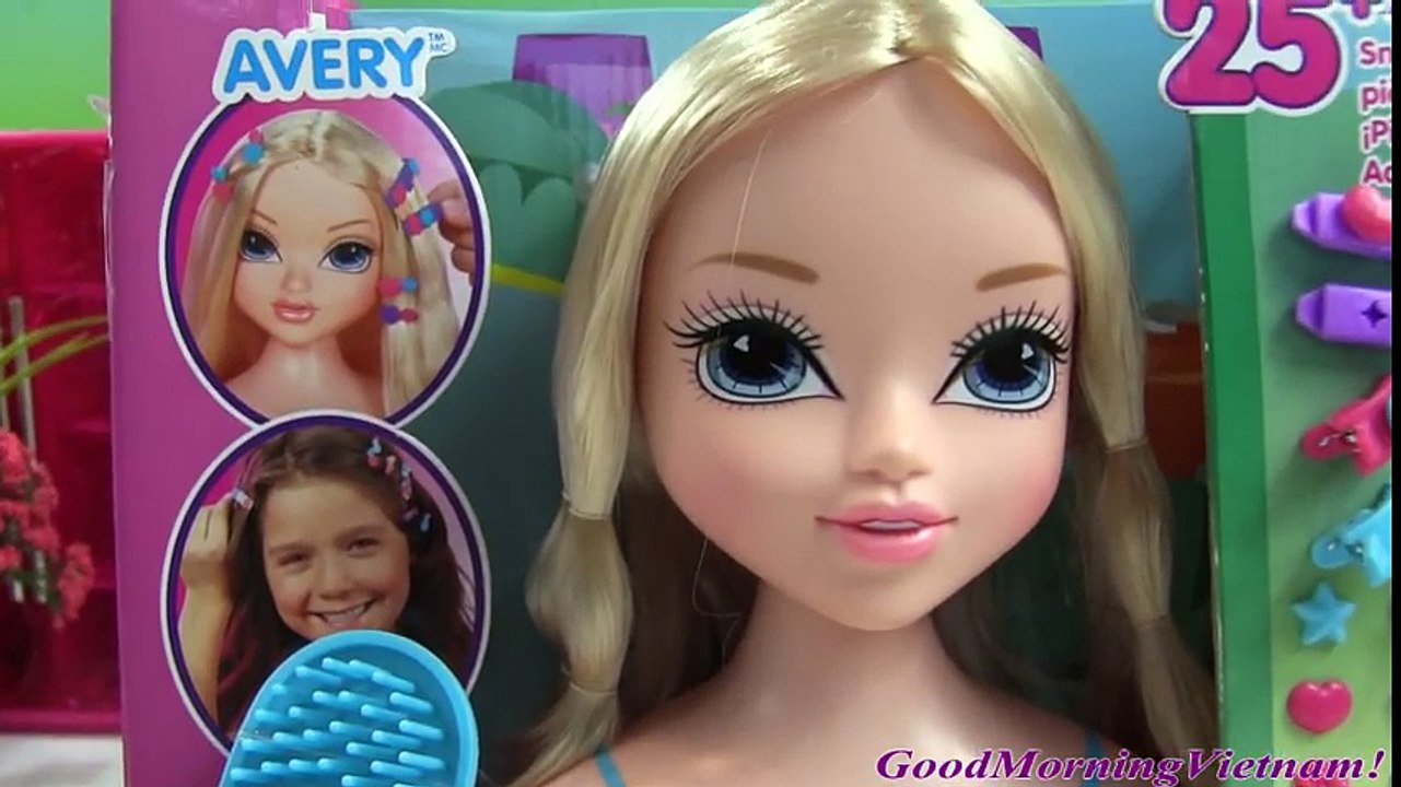 Búp Bê MOXIE GIRLZ Mỹ  Chị Bí Đỏ Tạo 3 Kiểu Tóc Cho Moxie Girlz Hair Styling Head Doll
