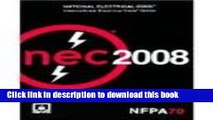 Read National Electrical Code 2008 (National Fire Protection Association National Electrical Code)