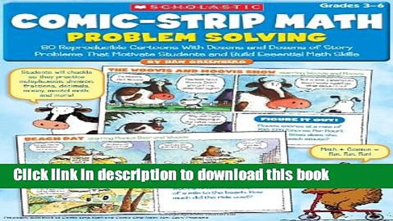 Read Comic-Strip Math: Problem Solving: 80 Reproducible Cartoons With Dozens and Dozens of Story
