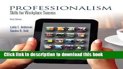 Read Professionalism: Skills for Workplace Success Plus NEW MyStudentSuccessLab 2012 Update --