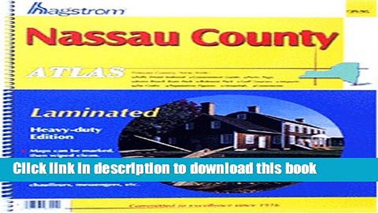Read Nassau County Atlas: Laminated (Hagstrom Nassau County Atlas: New York (Spiral/Laminated))