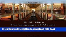 Download The Language of Morals (Oxford Paperbacks)  PDF Free