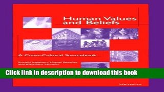 Download Human Values and Beliefs: A Cross-Cultural Sourcebook  Ebook Free
