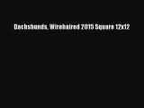 [PDF] Dachshunds Wirehaired 2015 Square 12x12 Download Online