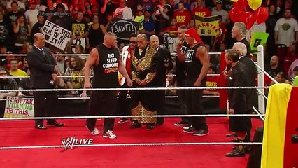 WWE Brock Lesnar crashes Hulk Hogan's birthday celebration