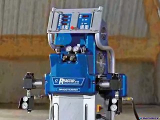 Izolacja poddasza - Reaktor H-25 Graco, piana otwartokomórkowa, termoizolacja pianką poliuretanową