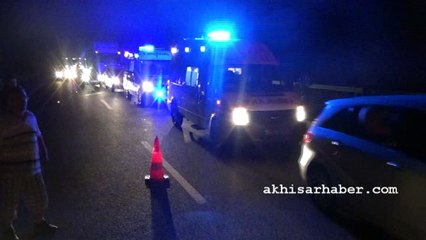 Akhisar’da trafik kazası 11 yaralı