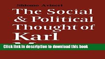 Read The Social and Political Thought of Karl Marx (Cambridge Studies in the History and Theory of