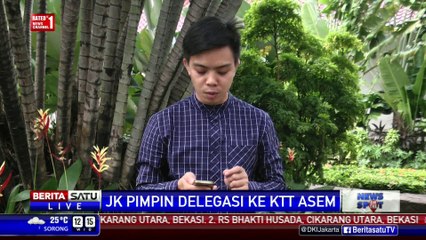JK Pimpin Delegasi Indonesia KTT ASEM ke-11