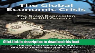 [PDF] The Global Economic Crisis The Great Depression of the XXI Century Free Books