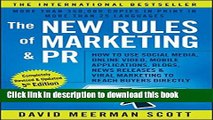 Download The New Rules of Marketing and PR: How to Use Social Media, Online Video, Mobile