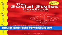 Read The Social Styles Handbook: Adapt Your Style to Win Trust (Wilson Learning Library)  Ebook Free