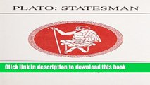 Read Plato: Statesman (Classical Texts Series) (Ancient Greek Edition)  PDF Free