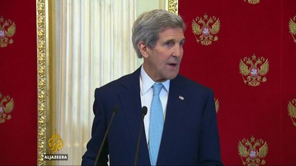 John Kerry in Moscow for Syria talks