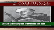 Read Historical Dictionary of Medieval Philosophy and Theology (Historical Dictionaries of