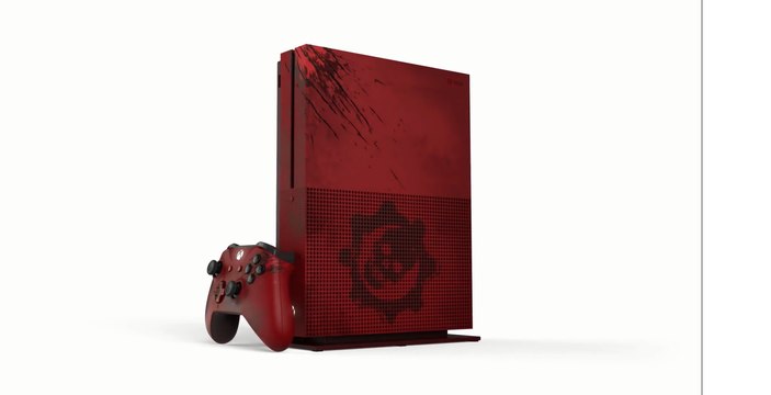 Limited Edition Gears of War 4 Xbox One S and Controllers