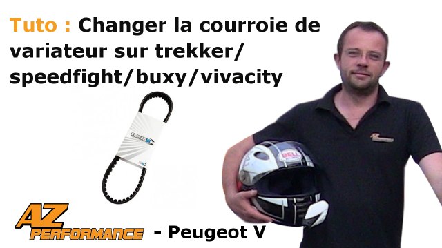 Tuto changer-remplacer la courroie de variateur sur scooter Peugeot Trekker - Speedfight...