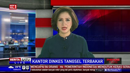 Kantor Dinkes Tangsel Terbakar, 12 Mobil Kebakaran Dikerahkan