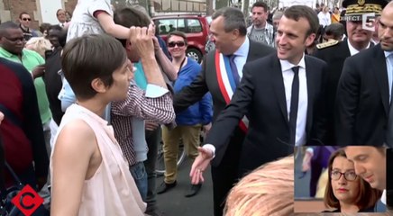 Quand Emmanuel Macron se prend un énorme vent
