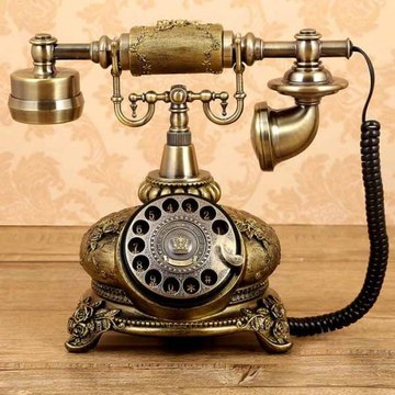 โทรศัพท์โบราณแบบหมุนสำหรับตกแต่งบ้าน สไตล์หลุยส์นำเข้า - พรีออเดอร์AA01 ราคา 3900 บาท