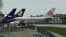 Cargolux Boeing 747 Departing @ Maastricht Airport 27-04-2013