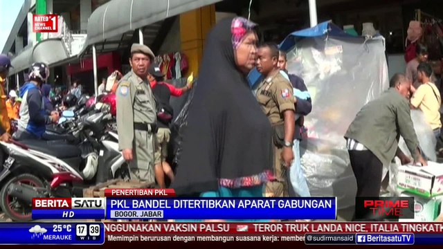 Operasi Penertiban PKL di Pasar Anyar Bogor