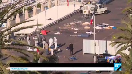 Attack in Nice: people in Nice begin to process the shock of the terror attack