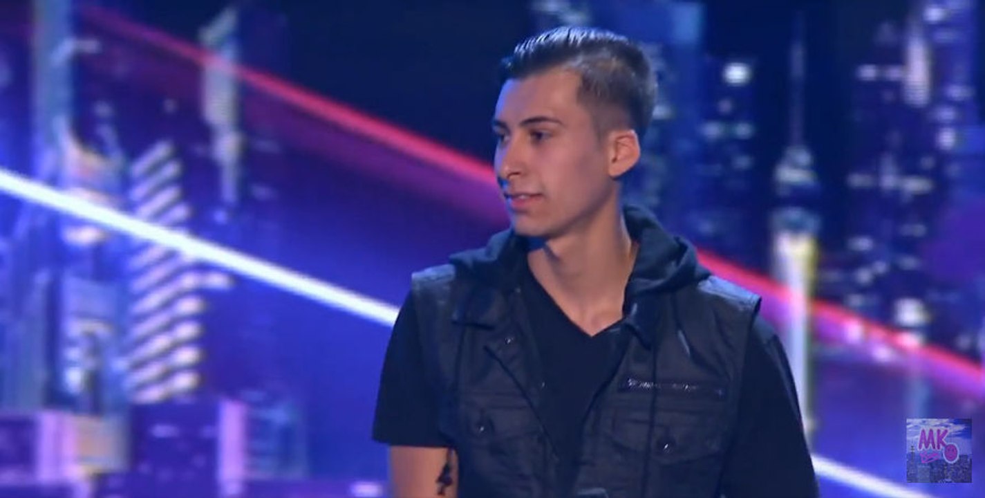 Axel Perez Balancing Daredevil Act Nearly Gives Judges a Heart Attack America's Got Talent 2016