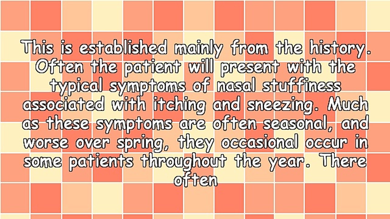 Allergic Rhinitis and Its Treatment