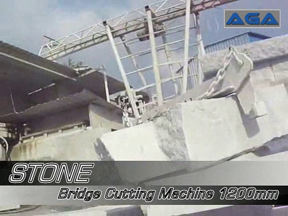 Bridge Saw machine cutting tombstone monuments paving stones  HQ1200
