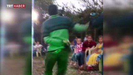 Kameraman böyle vuruldu!