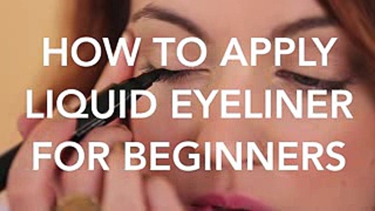 Apply Liquid Eyeliner for Beginners