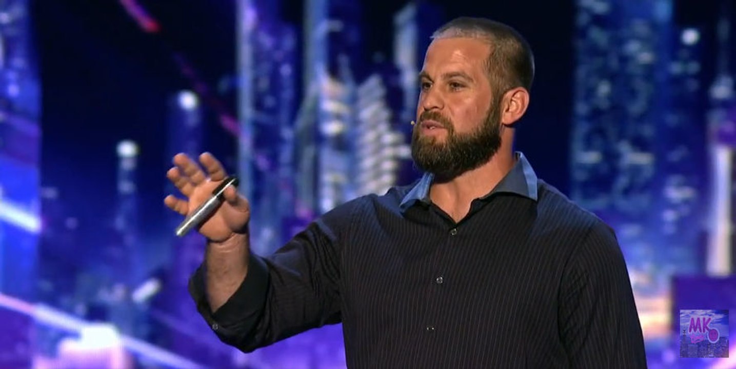 Jon Dorenbos Football Playing Magician Earns Golden Buzzer From Ne Yo America's Got Talent 2016