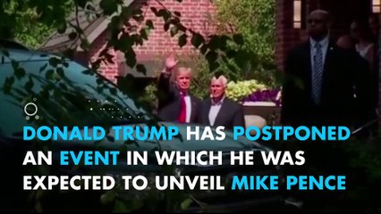 Trump postpones VP announcement in light of Nice attack