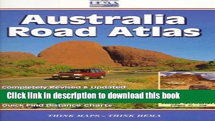 Read Australia Road Atlas Ebook Free
