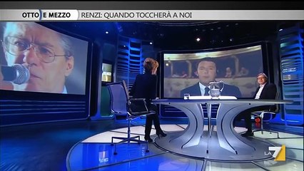 VITTORIO SGARBI E MATTEO RENZI - Otto e mezzo 040412