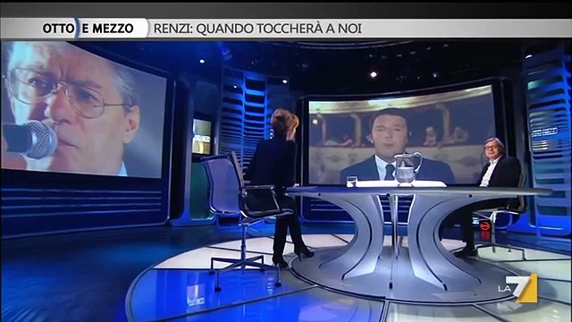 VITTORIO SGARBI E MATTEO RENZI - Otto e mezzo 040412