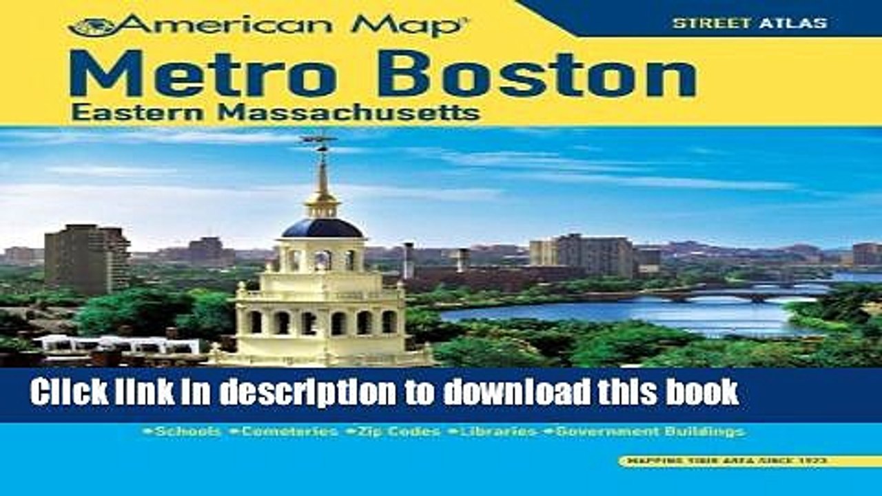 Read Boston Metro / Eastern MA Street Atlas (American Map) (Metro Boston Eastern Masschusetts