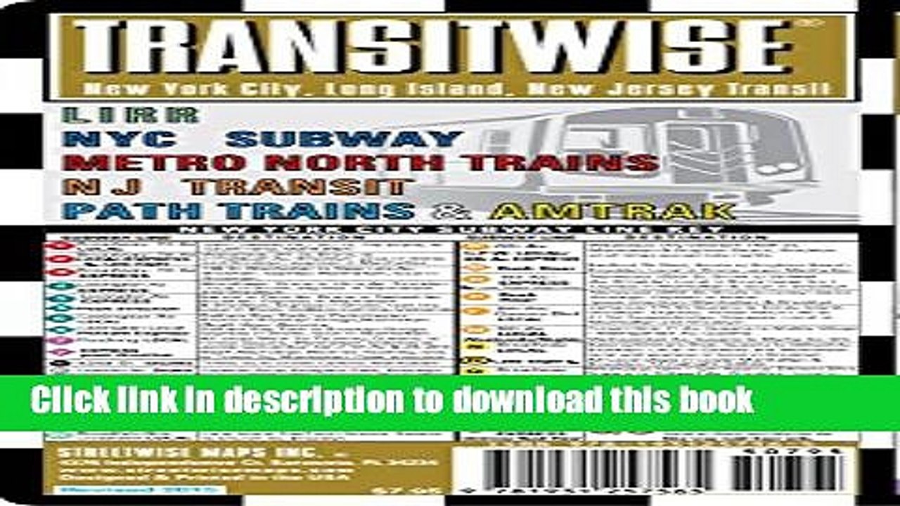 Read Streetwise Transitwise New York City Subway Map - Manhattan Subway Map with New Jersey,