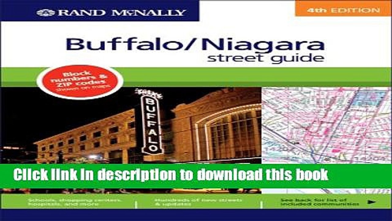 Download Rand McNally 4th Edition Buffalo/Niagara street guide Ebook Free