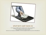 short term cash loans nz